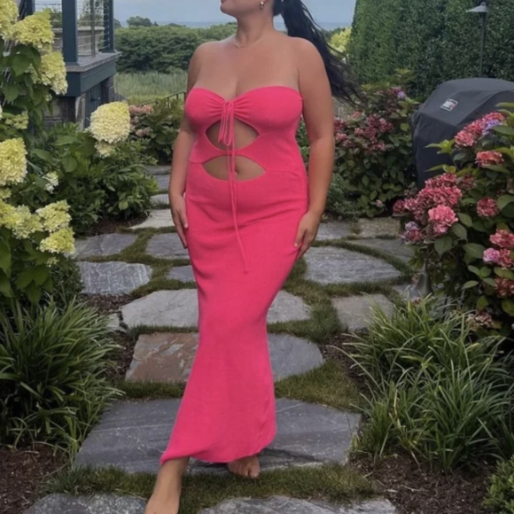 Strapless Cutout Dresses